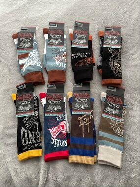 BRAND NEW Von Dutch Crew Socks Lot
